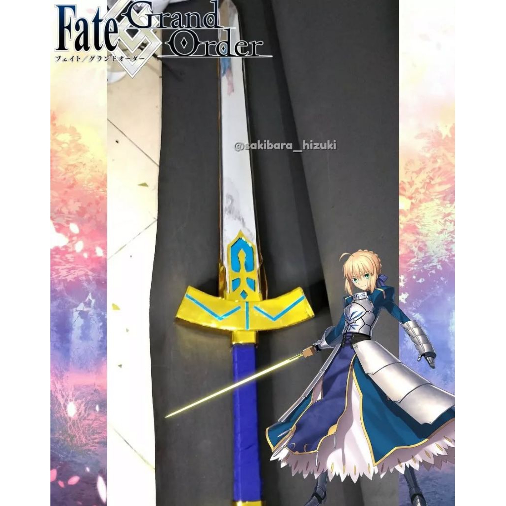 Pedang Excalibur Sword Artoria Pendragon Saber Cosplay Fate