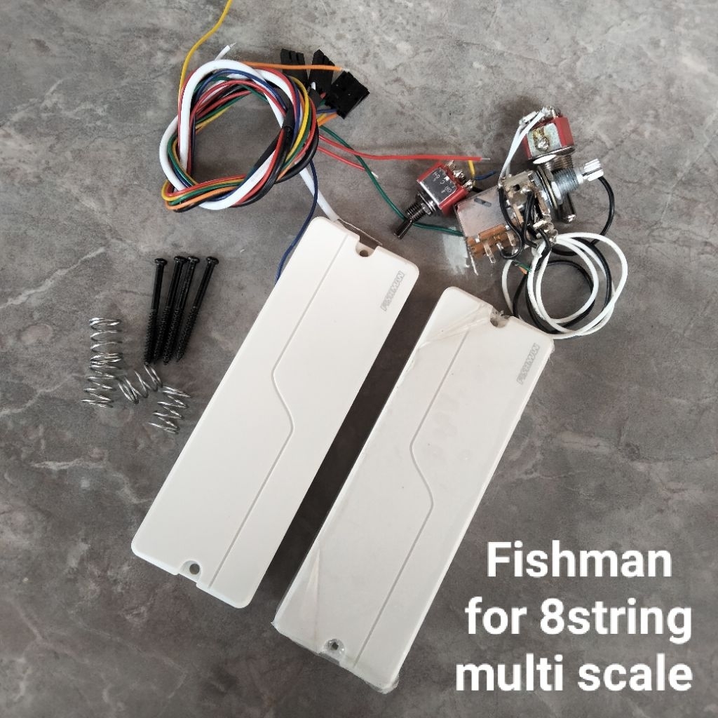 pickup Fishman fluence modern for 8string multi scale