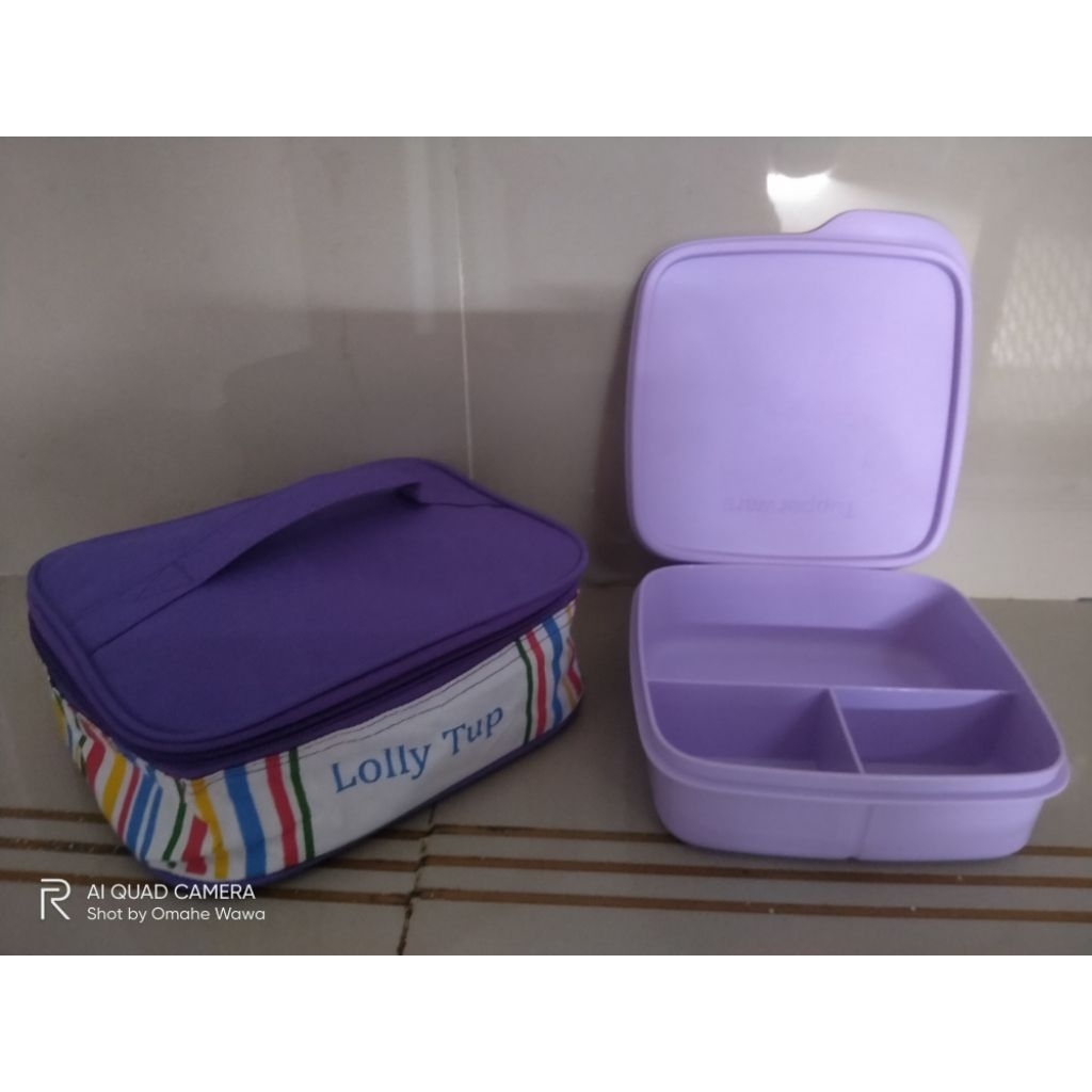 Bekal set Tupperware lolly