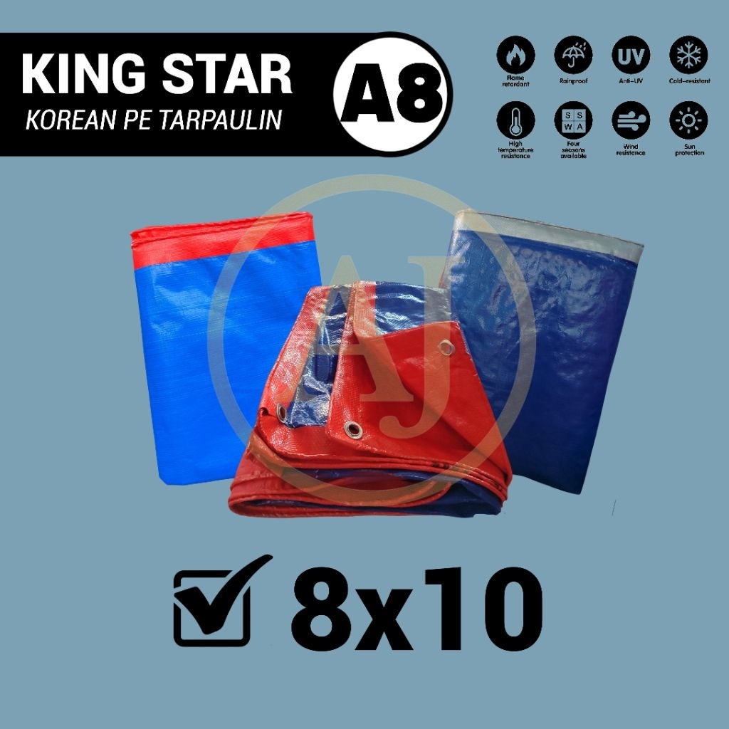 Terpal Plastik A8 Ukuran 8x10