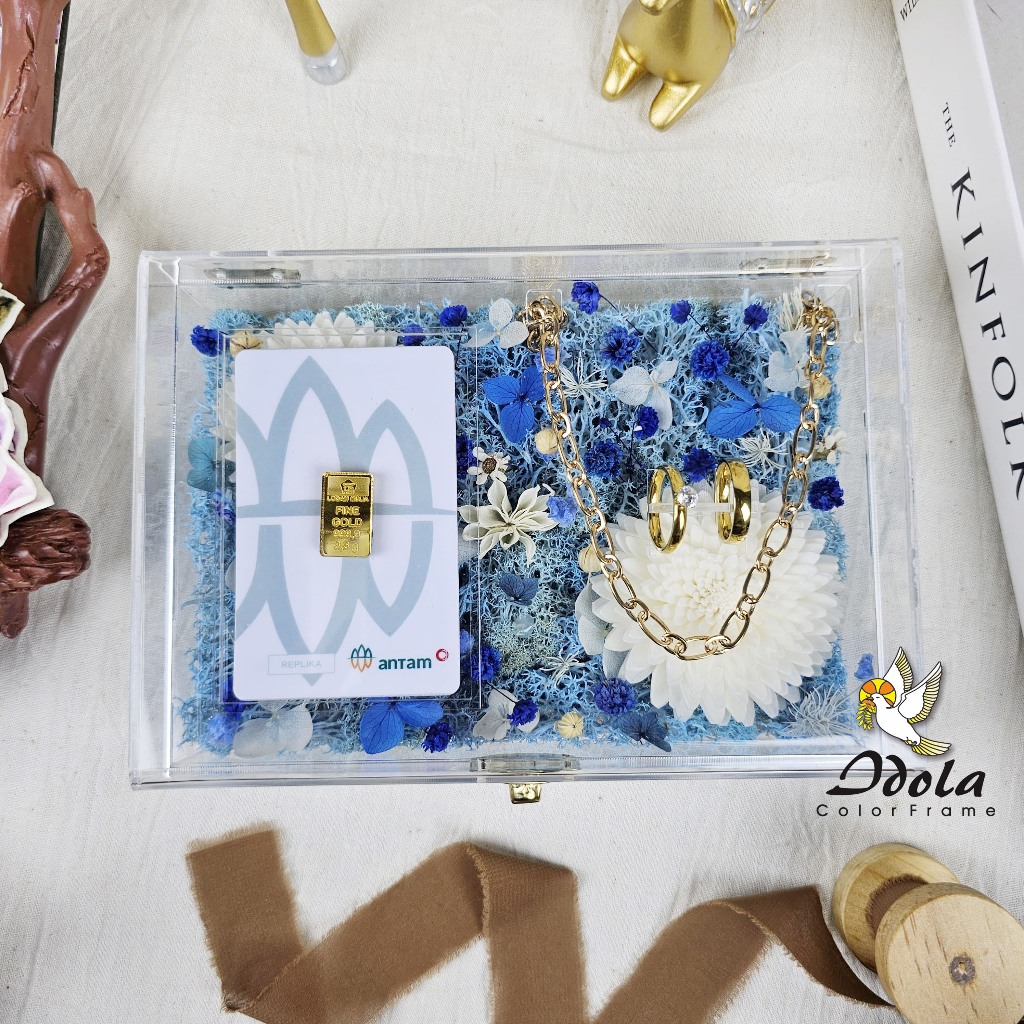 IDOLA FRAME - TEMPAT PERHIASAN/TEMPAT EMAS/BOX MAHAR/MAHAR PERNIKAHAN