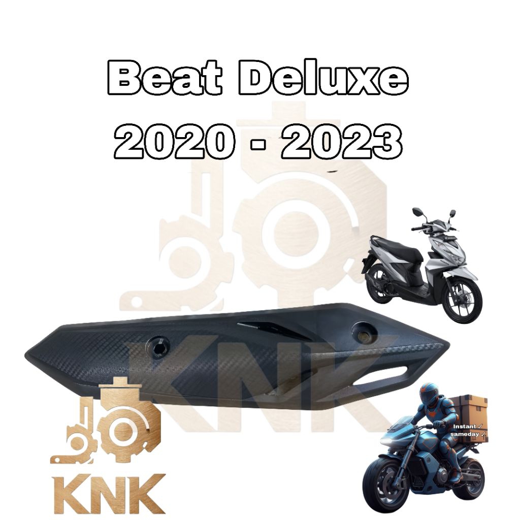 Tutup Knalpot Ecer Set Body Starter Kasar Beat deluxe / beat Street LED 2020 2021 2022 2023 Kuat Mur