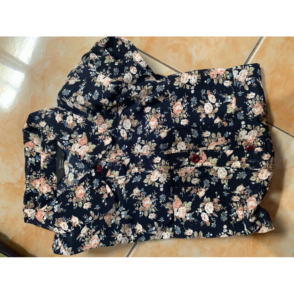 Kemeja Bunga Formal PL