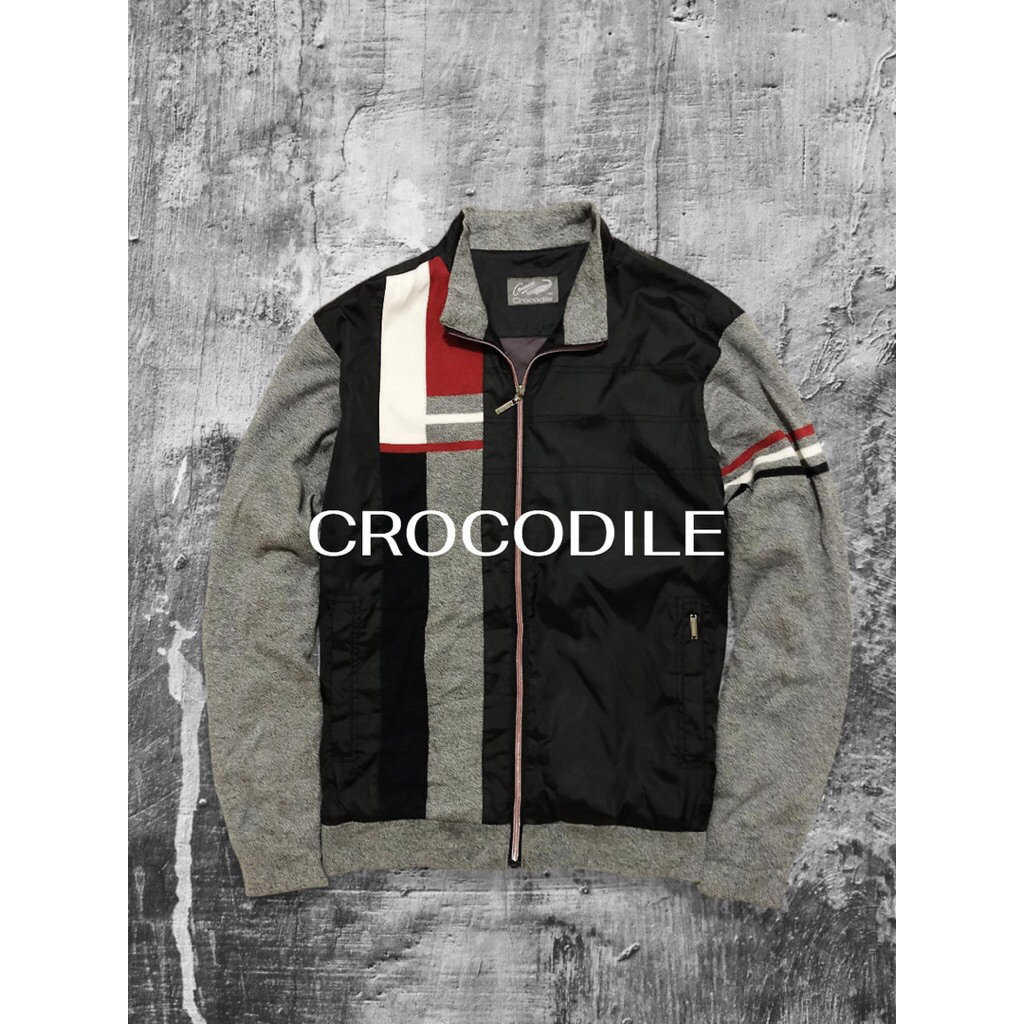 jaket keren CROCODILE kombinasi 2 BAHAN KEREN ADEM second preloved