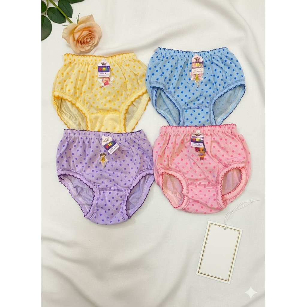 12 PCS/ Celana dalam anak perempuan motif