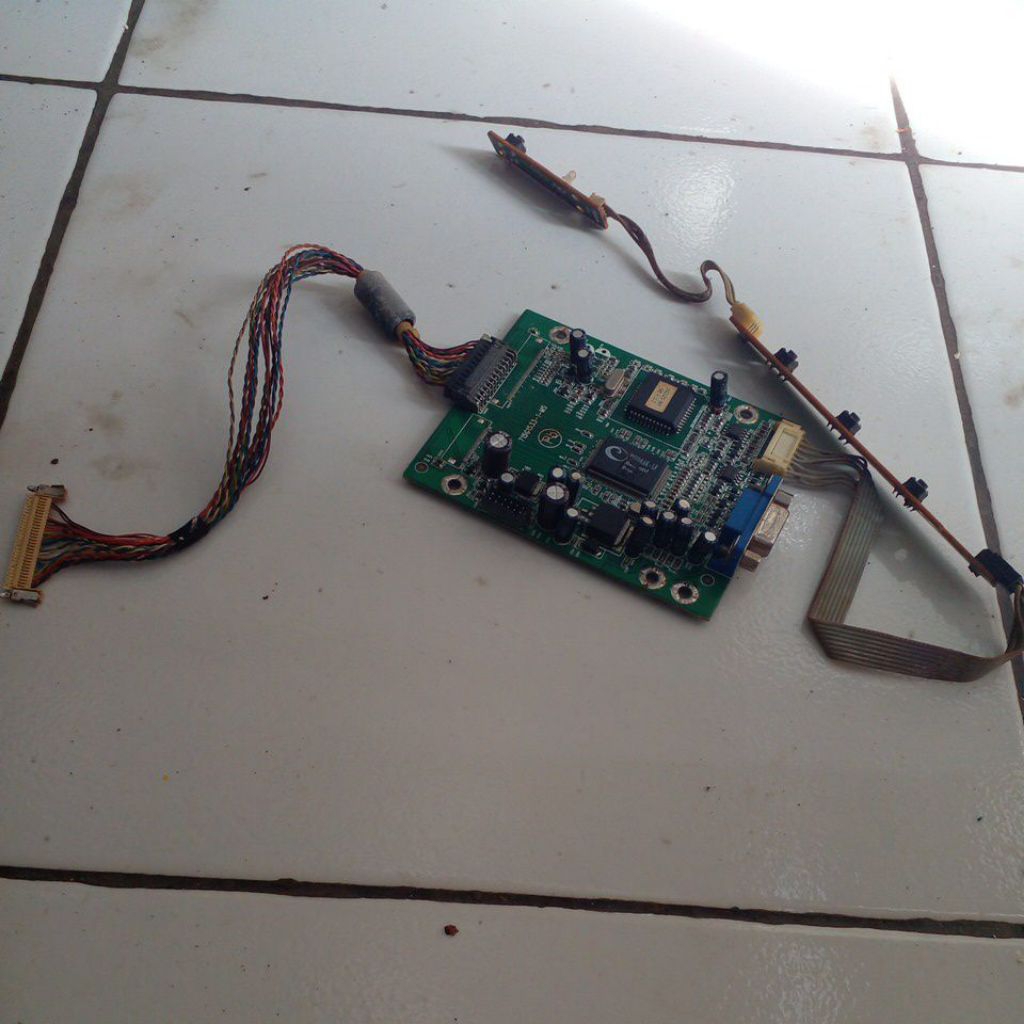 mainboard monitor Hp L1706 kotak