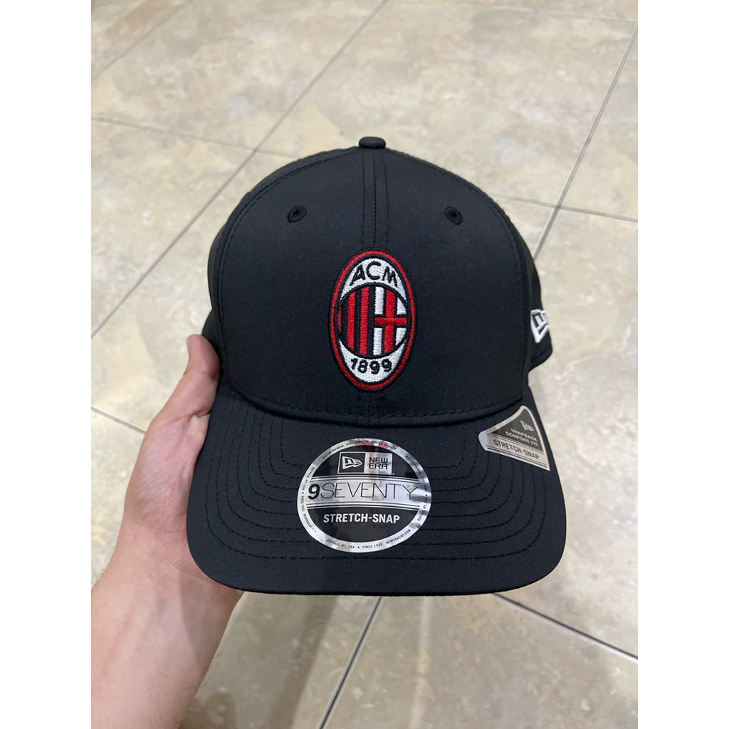 Topi New Era 9seventy 970 AC Milan Cap Original 100%