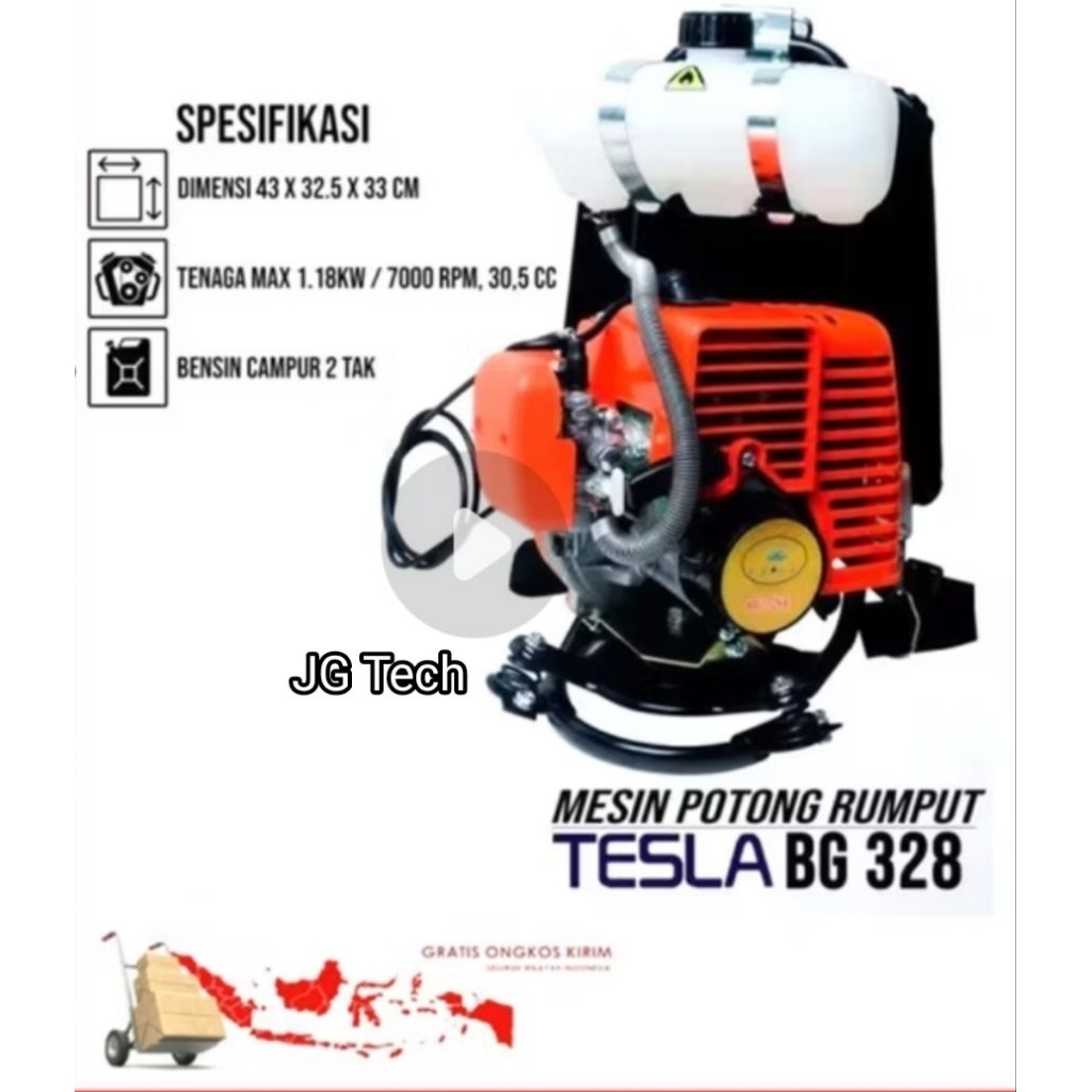 Mesin Potong Rumput Tesla