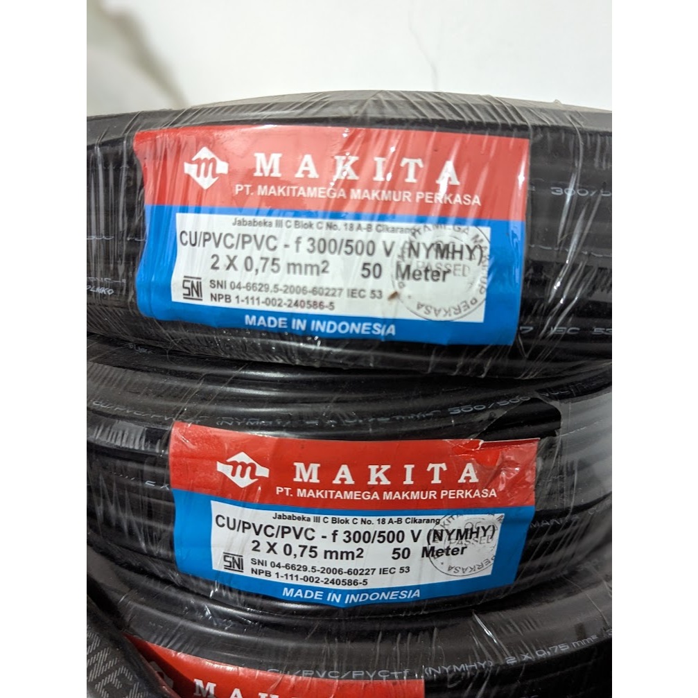 KABEL LISTRIK AUDIO MAKITA 2X0,75MM