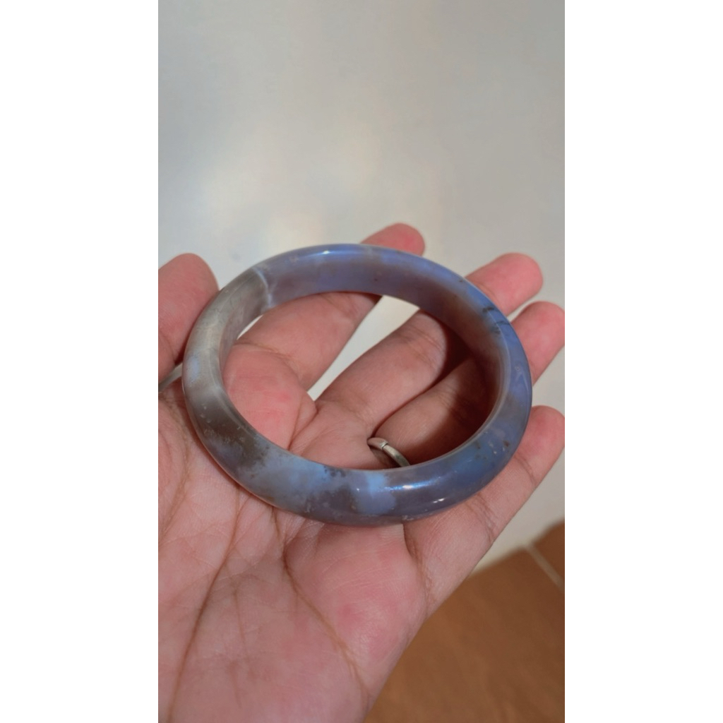 Starry Agate Bangle