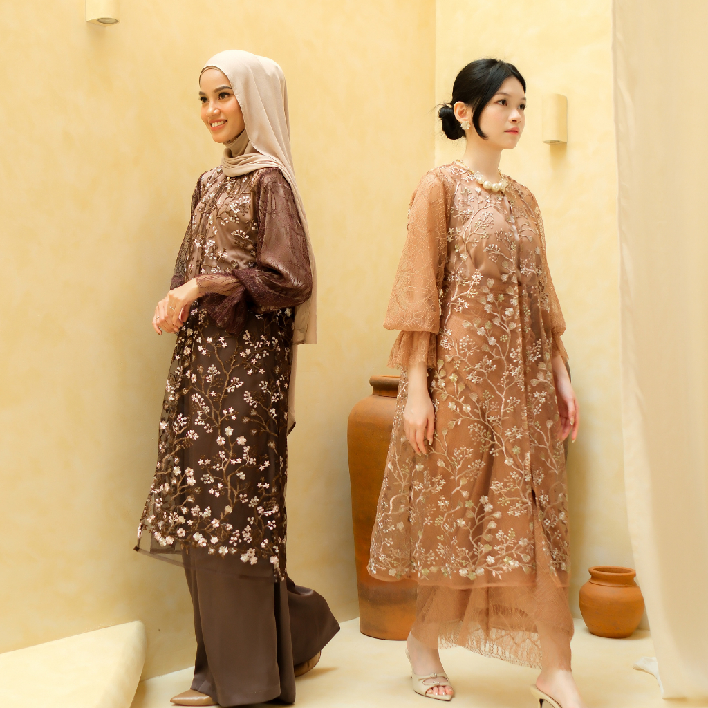 Abinaya - Safiyya Lace OUTER | kondangan pesta brokat lace