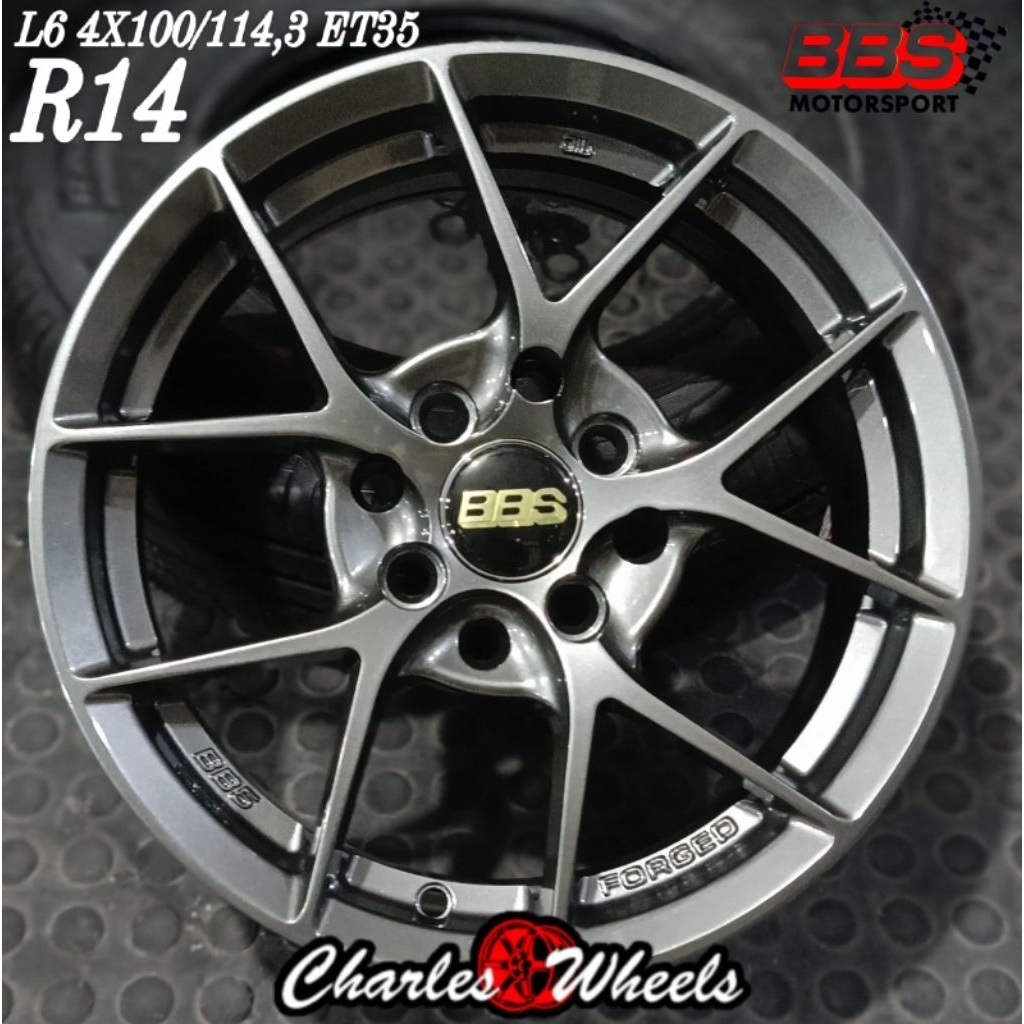 JUAL PAKET VELG + BAN MURAH REP BBS R14 4X100 4X114,3 AVANZA XENIA BRIO AGYA AYLA DLL