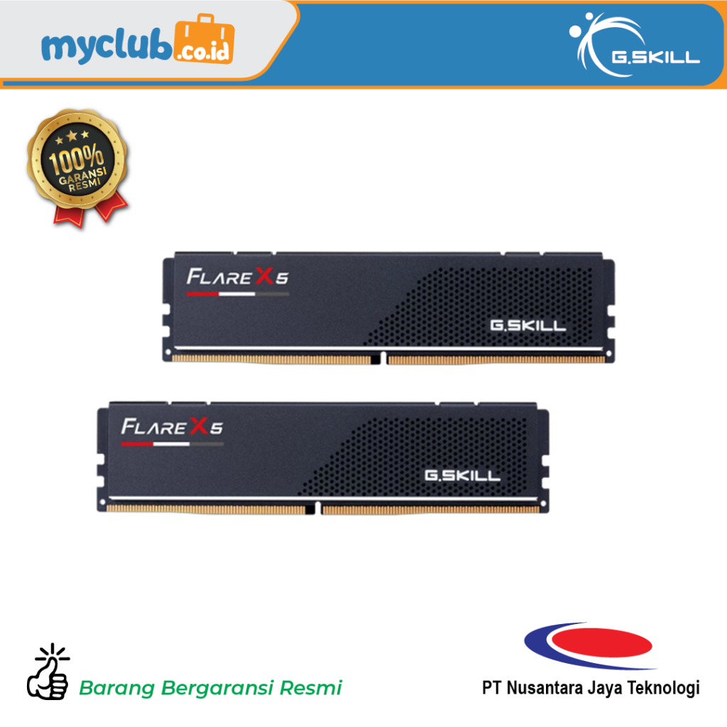 G.Skill RAM Flare X5 DDR5 128GB (2x64GB) 6000MHz F5-6000J3644D64GX2-FX5