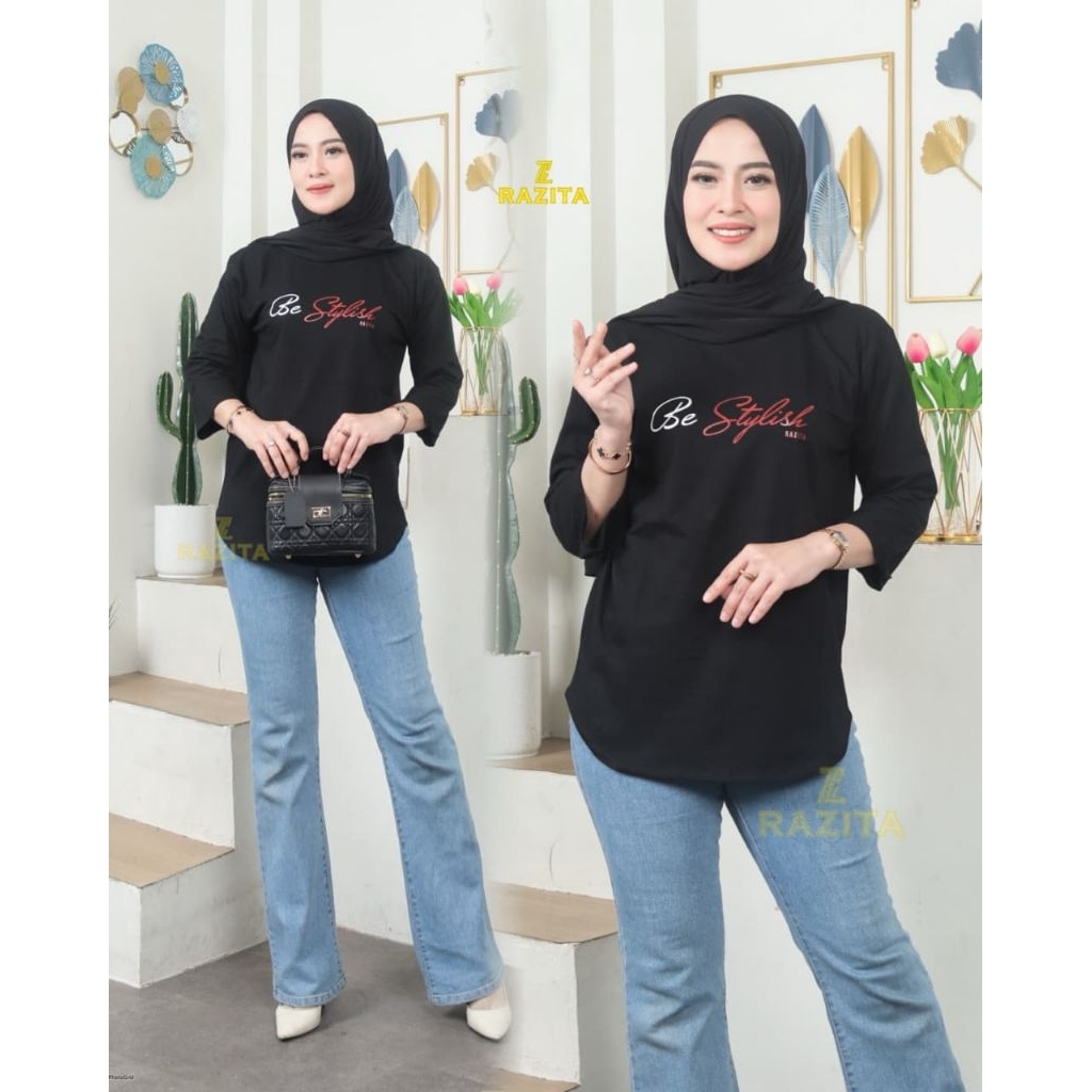Kaos RAZITA combad 24s wanita  XXL dan all size