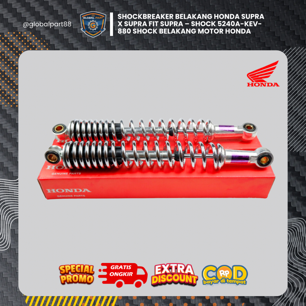 Shockbreaker Belakang Honda Supra X Supra Fit Supra – Shock 5240A-KEV-880 Shock Belakang Motor Honda