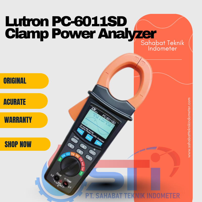 Lutron PC-6011SD Clamp Power Analyzer
