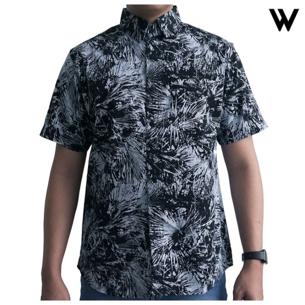 Kemeja WALRUS STUDIO Original Motif Abstrak