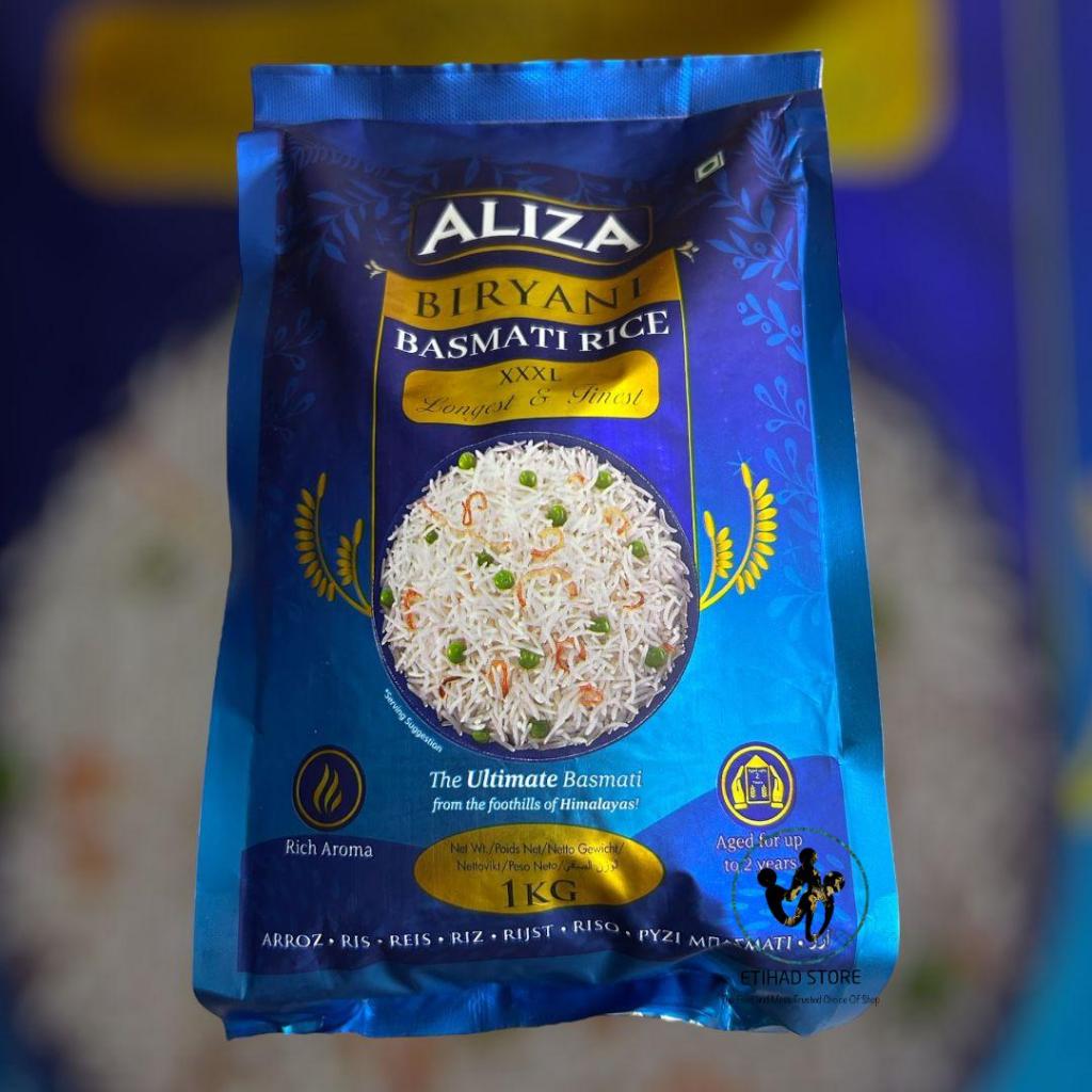 BERAS BASMATI ALIZA 1KG BERAS BASMATI 1KG BERAS BASMATI PREMIUM BERAS RENDAH GULA