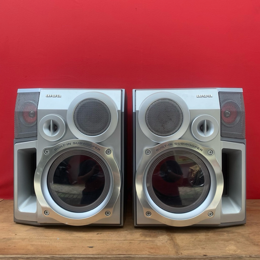 speaker pasif aiwa SX-NR80 6 inch like new original (second)
