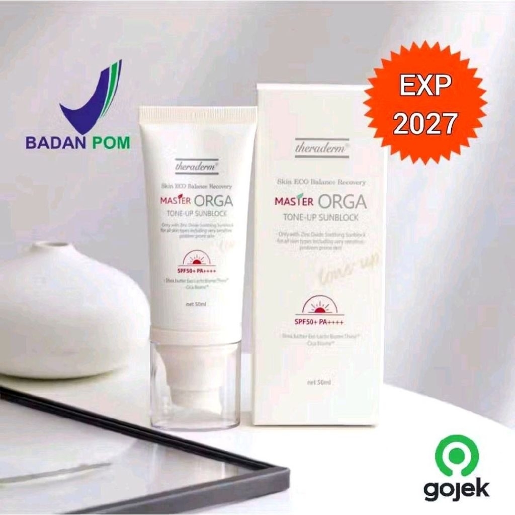 THERADERM MASTER ORGA TONE UP SUNBLOCK  PHYSICAL SPF50+ SOOTHING SENSITIVE SKIN