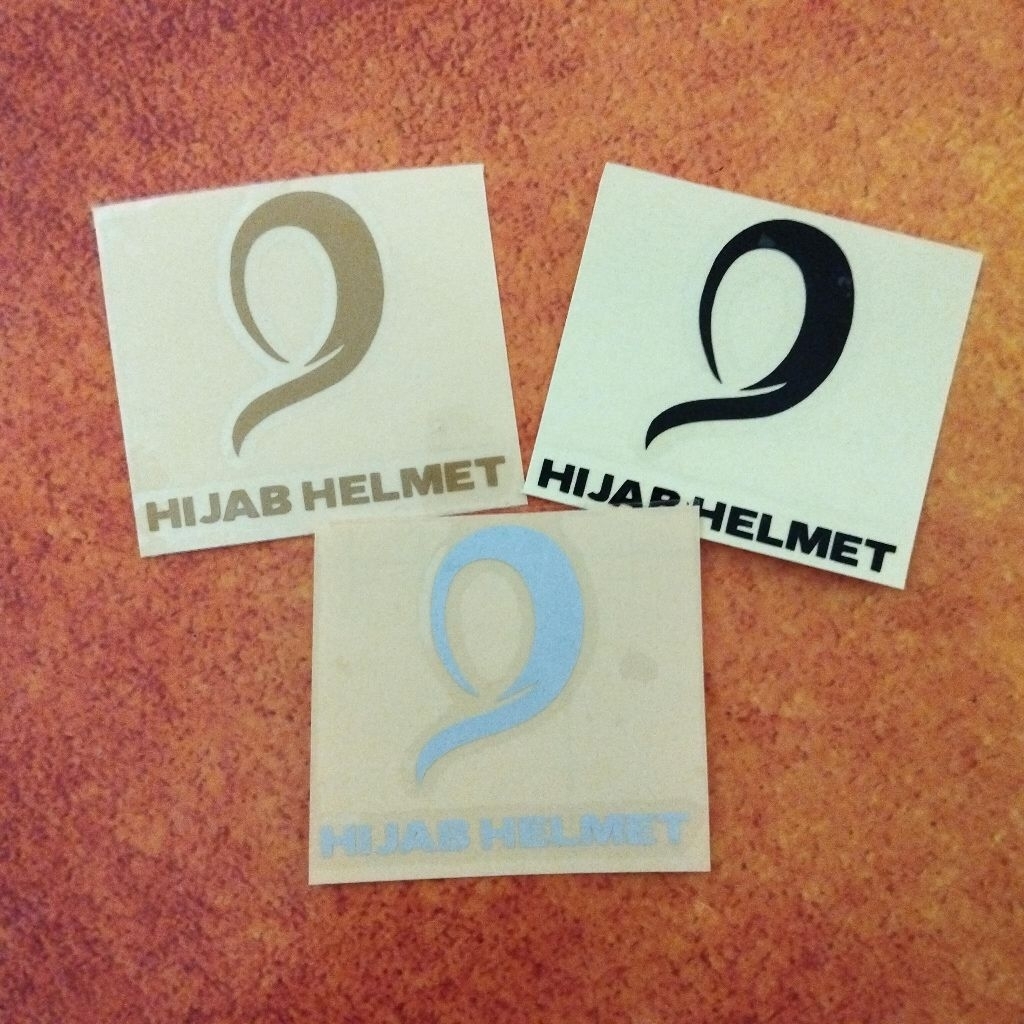 Sticker Cutting CARGLOSS HIJAB HELMET