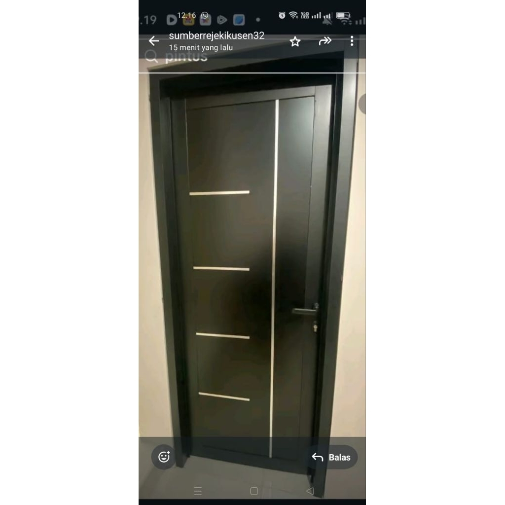 kusen pintu ukuran 90x200