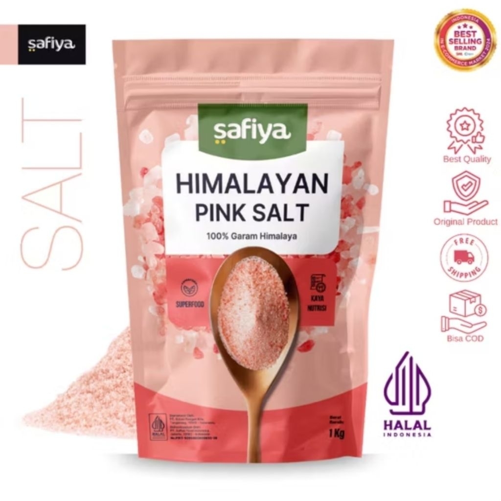 Garam Himalaya Safiya 1kg Himalayan Pink salt