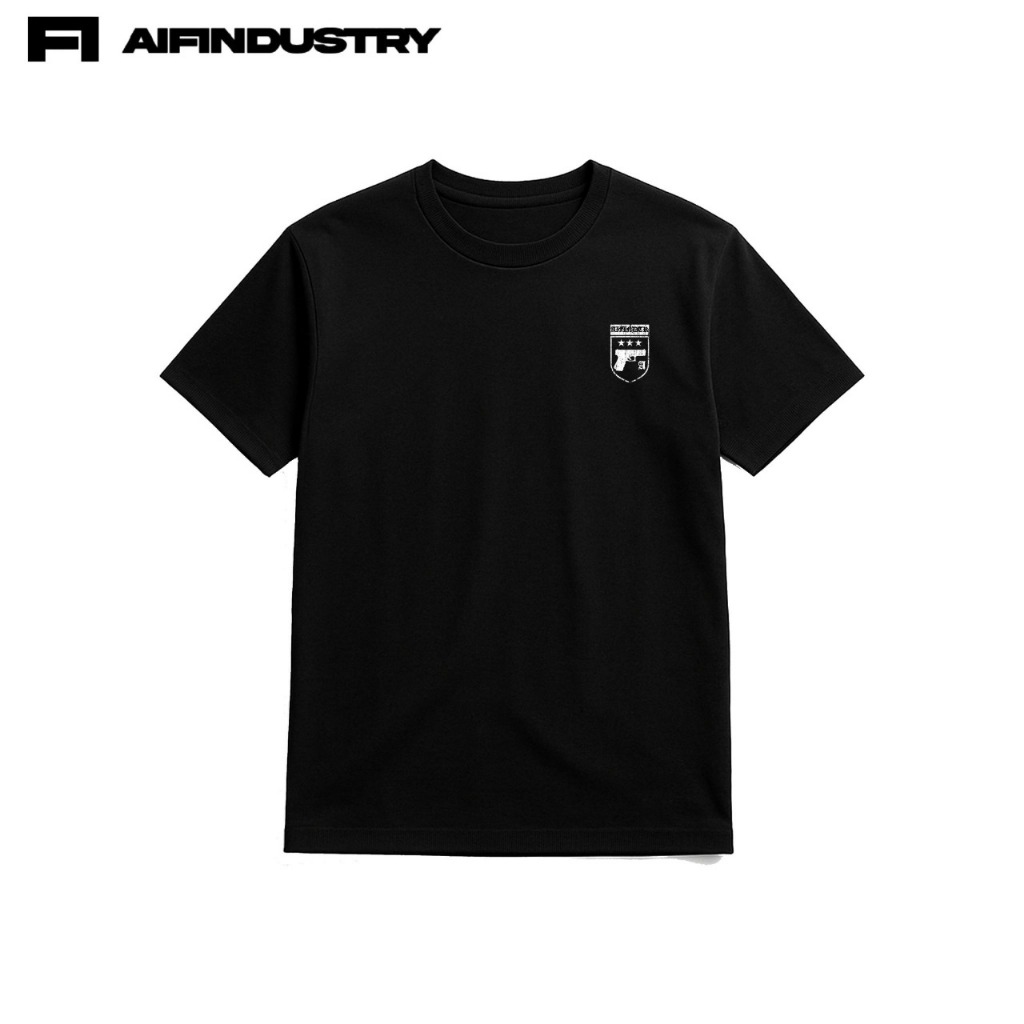 DOOMMARKET-AIFindustry - Fitted Tee ''A Shield" Regular Fitted Tee