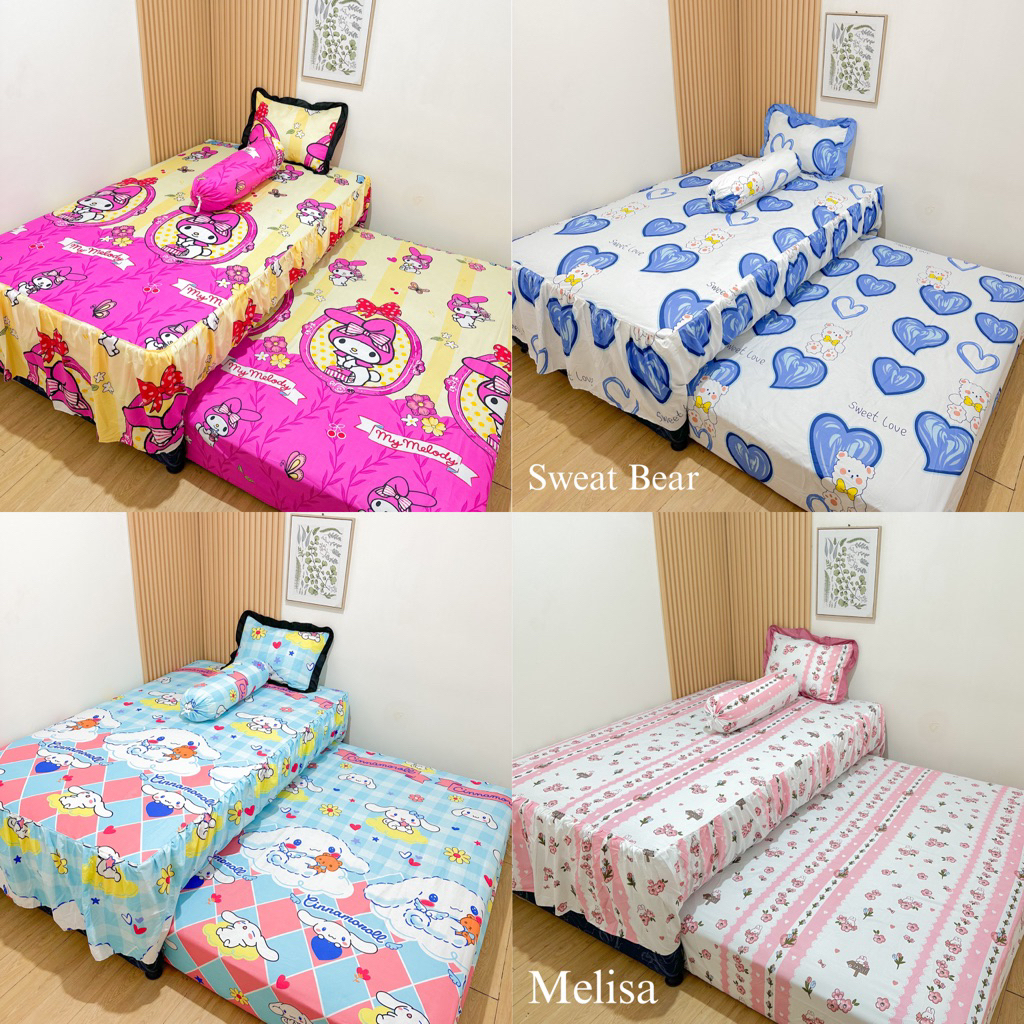 SPREI SORONG 90x200 | DOUBLE BED RUMBAI