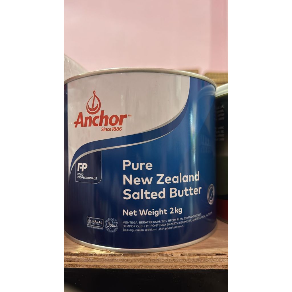 anchor butter 2kg. butter anchor salted 2kg