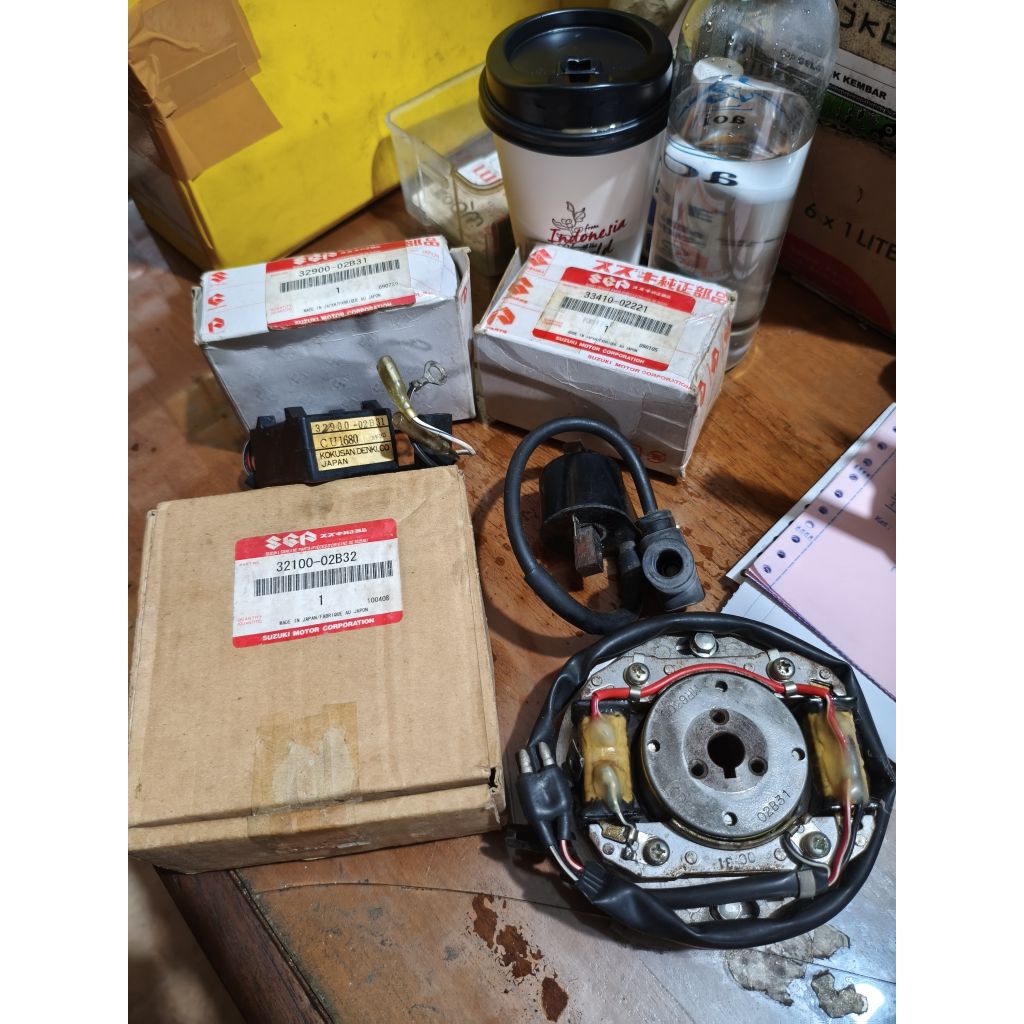 Pengapian Set Suzuki RM85 Original NOS Japan