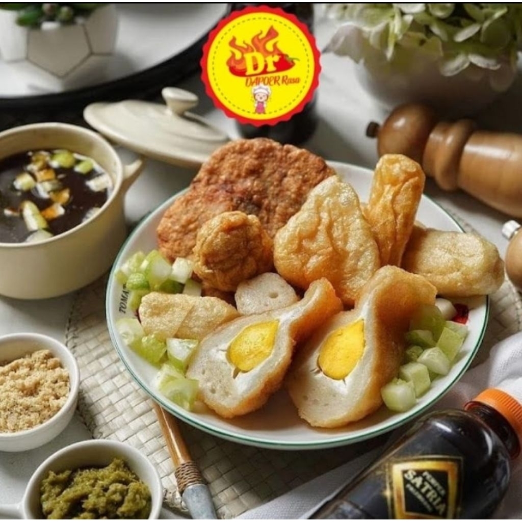 EMPEK-EMPEK PALEMBANG ASLI MIX ISI 8-10PCS FREE KUAH CUKO