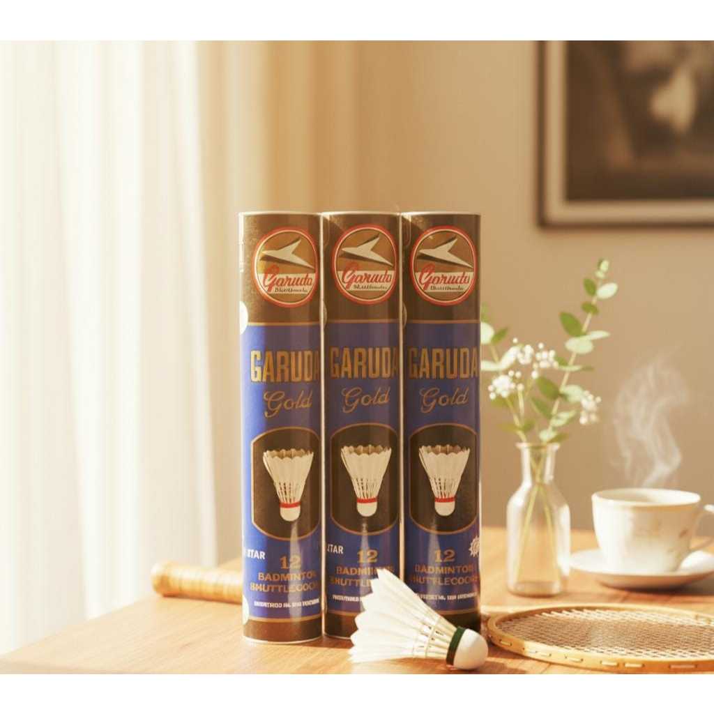 GARUDA GOLD BIRU SHUTTLECOCK SEGEL - GARUDA GOLD BULUTANGKIS SEGEL 12 BOLA