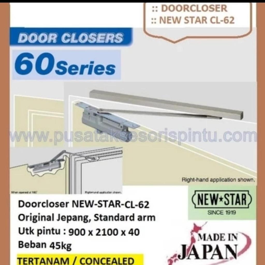 DOOR CLOSER NEWSTAR CL-62 DOOR CLOSER TANAM LEBAR 900