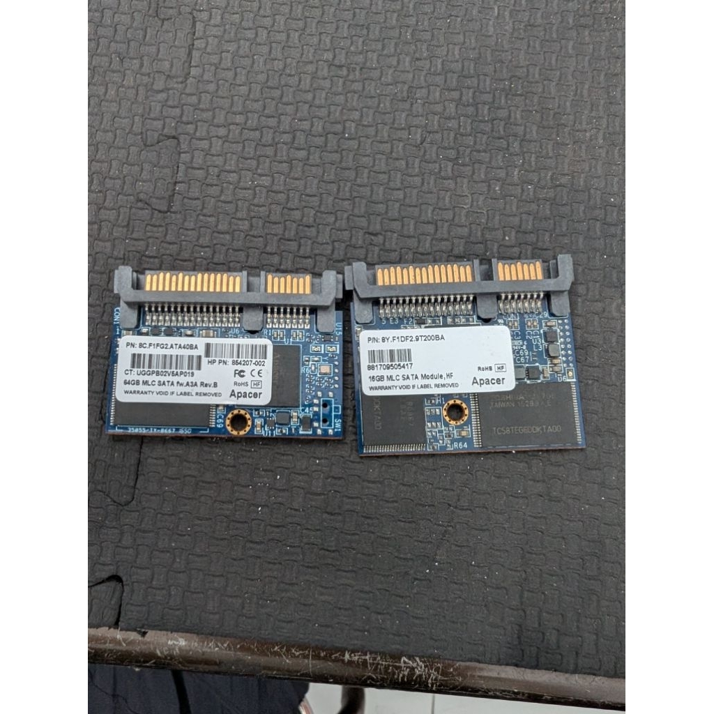 SSD mSATA 64/16GB Apacer. MLC SATA