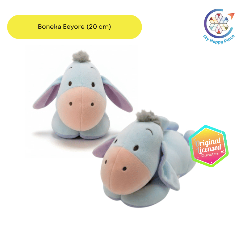 [My Happy Place] Boneka Karakter Original Lisensi Eeyore Biru Muda Disney Baby 20 cm