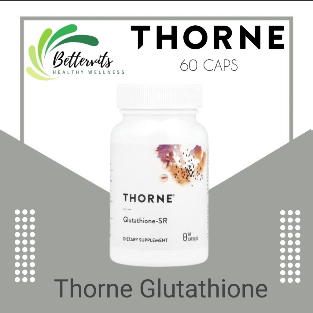 Thorne Glutathione-SR 60 Capsules – Advanced Antioxidant Formula