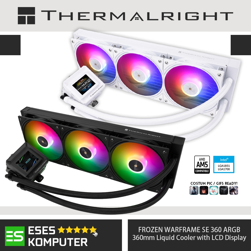 AIO THERMALRIGHT FROZEN WARFRAME 360 SE ARGB IPS LCD Display | 360mm Liquid Cooler