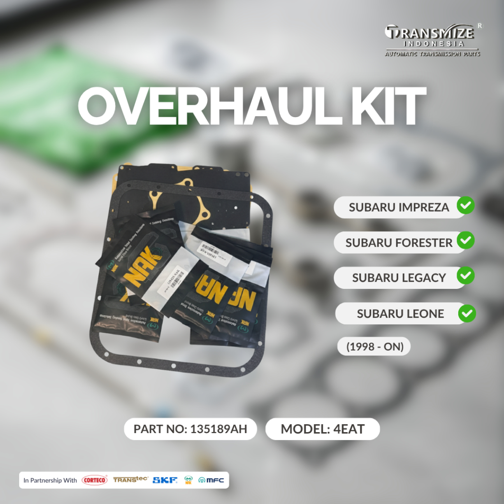 OVERHAUL KIT / PACKING SET 135189AH UNTUK SUBARU IMPREZA / FORESTER / LEGACY / LEONE - 4EAT