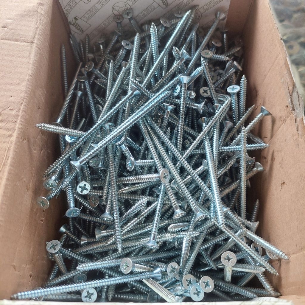 BAUT SEKRUP UNTUK FISHER F-AB / sekrup tjf 8x3 inch 7.5 cm( 50 pcs )