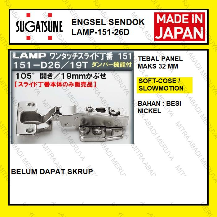 ENGSEL LEMARI ENGSEL SENDOK SLOWMOTION Engsel Hidrolik LAMP 151