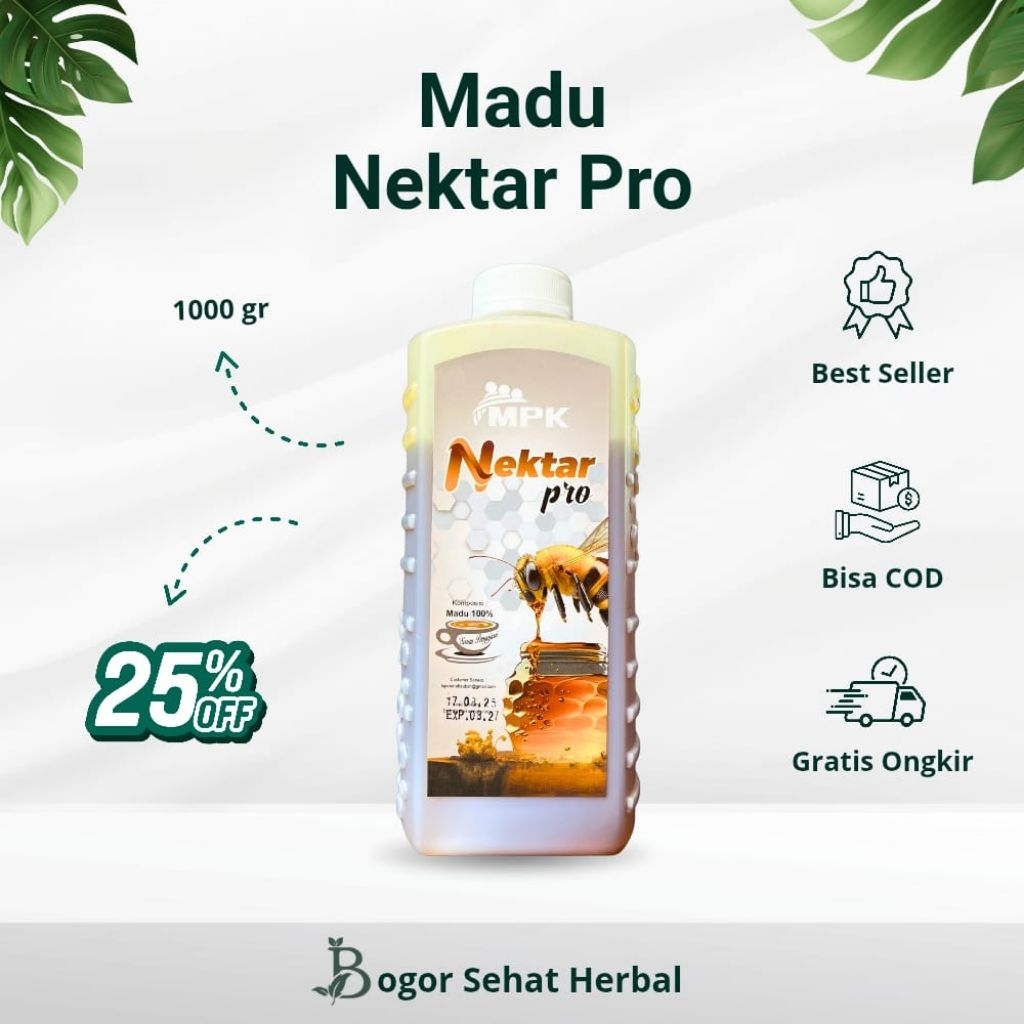 Madu Nektar Pro MPK Madu Hutan Asli Madu Asli Nektar Terbaik Madu 1000 Gram