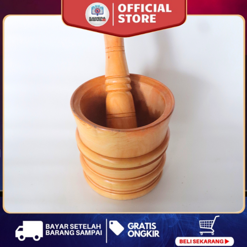 Lumpang Kayu Jumbo Lumpang Kayu Berserta Tumbuk
