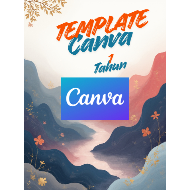 Template Canva 1 Tahun