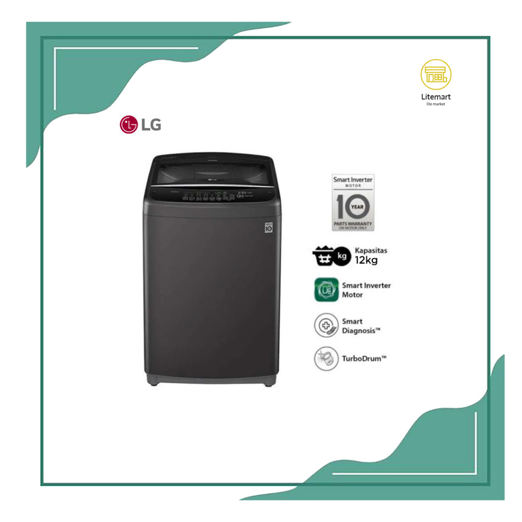 LG MESIN CUCI 1 TABUNG 12KG T2312VSPB