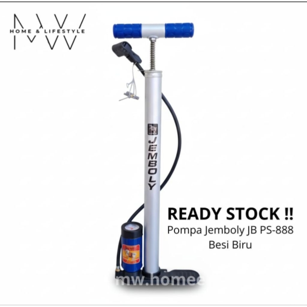 POMPA JEMBOLY TYPE PS-888 / POMPA SEPEDA TABUNG METER JEMBOLY BERKUALITAS DAN KUAT