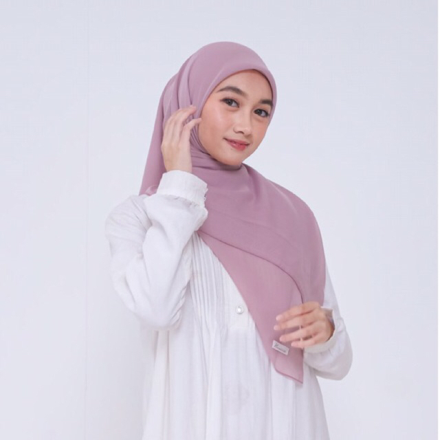 Nabila's Scraf | Paris Jadul Ori Premium ( Hijab segi empat Paris jadul Polos mudah di atur ) packag
