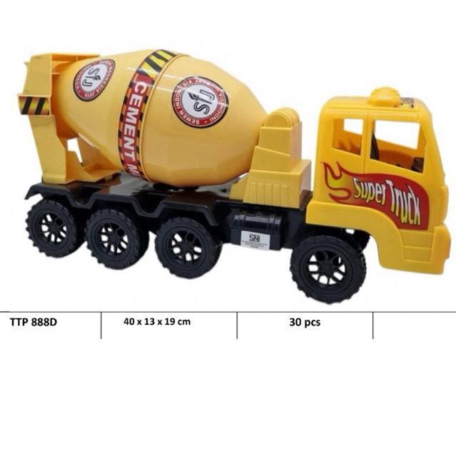 Mainan Truk Besar Truk Molen Mainan Mobil Anak Anak Truk Mixer