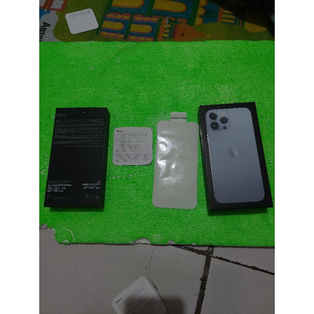 DUS BOX IPHONE 13 PRO MAX SIERRA BLUE ORI COPOTAN IBOX