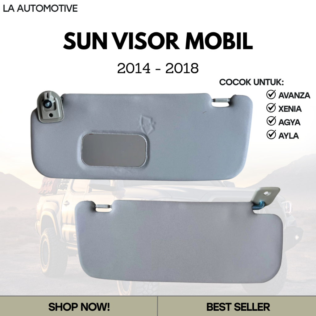 SUN VISOR MOBIL AVANZA XENIA AGYA AYLA 2014-2018